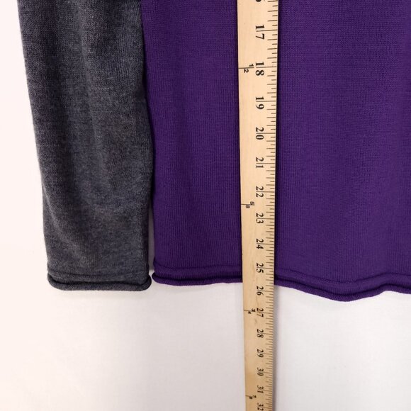 Armani Collezioni Made in Italy Virgin Wool Sweater Size 12 Womens Soft Pullover - Picture 8 of 12